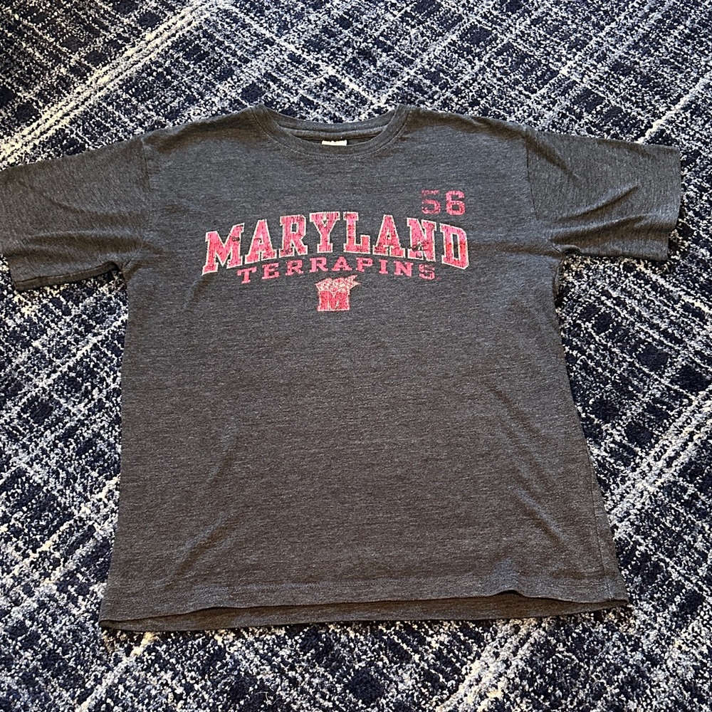 Maryland Terrapins Kids Charcoal Tee
